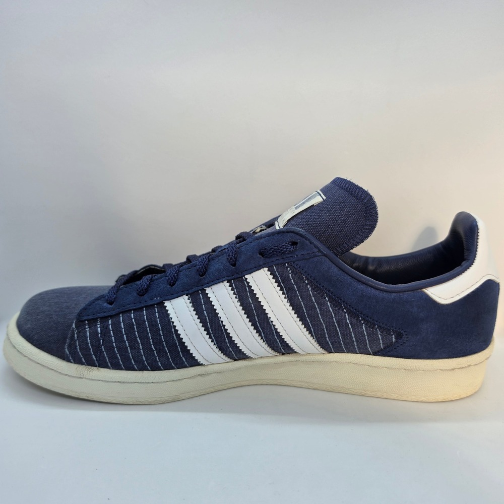 Adidas Campus 00s Sashiko Shadow Navy White Denim Sneakers GY4588 Mens 10.5 - Picture 7 of 11